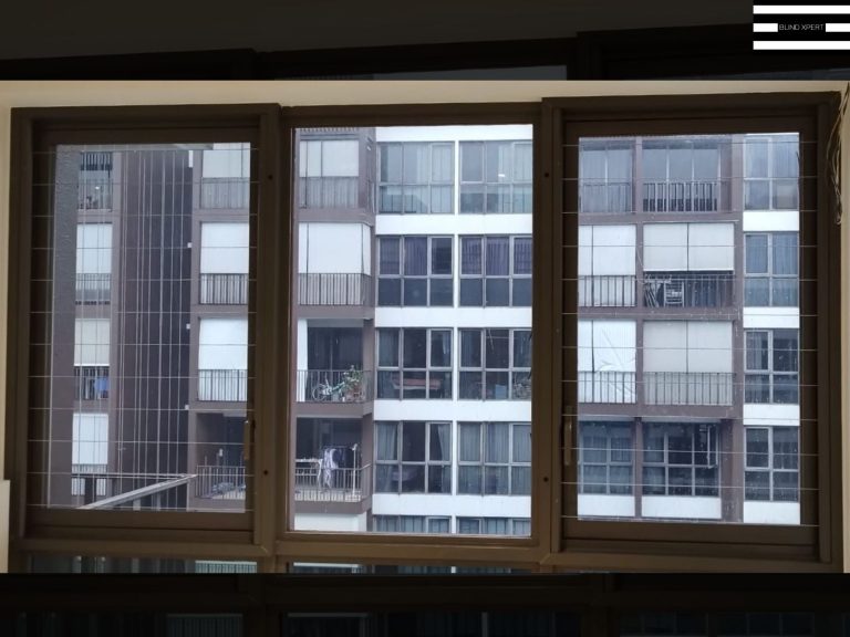 invisible grilles with fixed frame for window