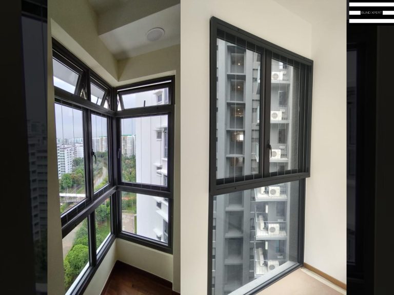 invisible grilles with fixed frame for window