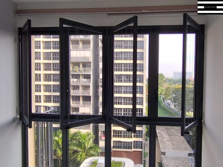 invisible grilles with swing casement for window